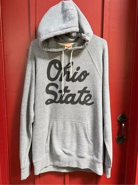 HOMAGE Grey 'Ohio State' Pullover Hoodie
